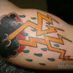 Фото пример тату с молнией 14.09.2019 №014 - lightning tattoo - tatufoto.com