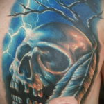 Фото пример тату с молнией 14.09.2019 №019 - lightning tattoo - tatufoto.com