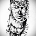 Фото тату маски театральные эскиз 09.09.2019 №028 - tattoo theater masks - tatufoto.com