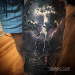 Фото тату молния реализм 14.09.2019 №023 - tattoo lightning realism - tatufoto.com
