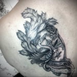 Фото тату театральные маски 09.09.2019 №029 - tattoo theater masks - tatufoto.com