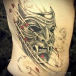 Фото тату театральные маски 09.09.2019 №053 - tattoo theater masks - tatufoto.com