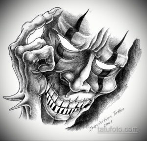 Фото тату театральные маски 09.09.2019 №056 - tattoo theater masks - tatufoto.com