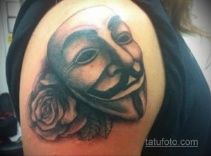 Фото тату театральные маски 09.09.2019 №061 - tattoo theater masks - tatufoto.com