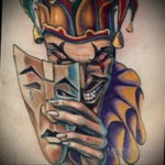 Фото тату театральные маски 09.09.2019 №085 - tattoo theater masks - tatufoto.com