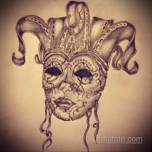 Фото тату театральные маски 09.09.2019 №092 - tattoo theater masks - tatufoto.com