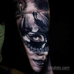 Фото тату театральные маски 09.09.2019 №098 - tattoo theater masks - tatufoto.com