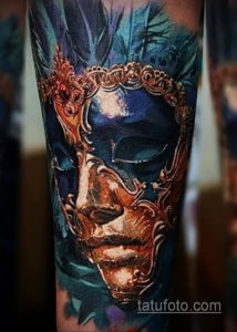 Фото тату театральные маски 09.09.2019 №117 - tattoo theater masks - tatufoto.com