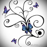 тату бабочки эскизы цветные 16.09.2019 №005 - butterfly tattoo sketches colo - tatufoto.com