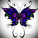 тату бабочки эскизы цветные 16.09.2019 №007 - butterfly tattoo sketches colo - tatufoto.com