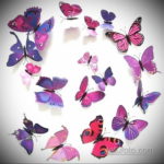 тату бабочки эскизы цветные 16.09.2019 №016 - butterfly tattoo sketches colo - tatufoto.com