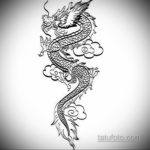 тату дракона женские эскиз 14.09.2019 №001 - dragon tattoo female sketche - tatufoto.com