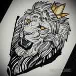тату лев цветной эскизы 16.09.2019 №006 - lion tattoo color sketches - tatufoto.com