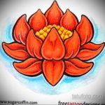 тату лотос эскизы цветные 16.09.2019 №002 - lotus tattoo sketches colored - tatufoto.com