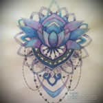 тату лотос эскизы цветные 16.09.2019 №008 - lotus tattoo sketches colored - tatufoto.com