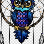 тату сова цветная эскиз 16.09.2019 №018 - owl tattoo color sketch - tatufoto.com