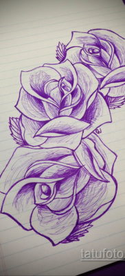 тату цветок женский эскиз 14.09.2019 №007 — tattoo flower female sketch — tatufoto.com