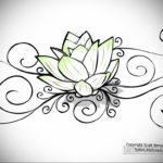 тату цветок женский эскиз 14.09.2019 №018 - tattoo flower female sketch - tatufoto.com