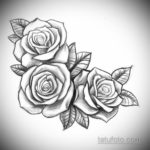 тату цветок женский эскиз 14.09.2019 №037 - tattoo flower female sketch - tatufoto.com