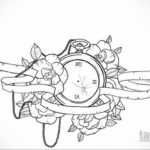 тату цветок женский эскиз 14.09.2019 №042 - tattoo flower female sketch - tatufoto.com