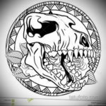 тату череп на руке эскизы 17.09.2019 №020 - Skull tattoo on hand sketches - tatufoto.com