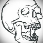 тату череп на руке эскизы 17.09.2019 №022 - Skull tattoo on hand sketches - tatufoto.com