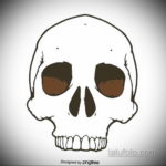 тату череп на руке эскизы 17.09.2019 №026 - Skull tattoo on hand sketches - tatufoto.com