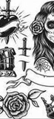 тату эскизы женские пример 14.09.2019 №058 — tattoo sketches for women — tatufoto.com