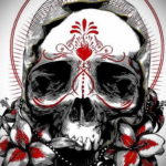 тату эскизы черепа треш полька 17.09.2019 №002 - Tattoo sketches skull tras - tatufoto.com