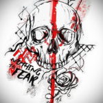 тату эскизы черепа треш полька 17.09.2019 №011 - Tattoo sketches skull tras - tatufoto.com