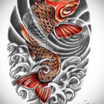 тату японские эскизы цветные 16.09.2019 №006 - tattoo japanese sketches c - tatufoto.com