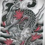тату японские эскизы цветные 16.09.2019 №019 - tattoo japanese sketches c - tatufoto.com