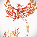 феникс эскизы тату цветны 16.09.2019 №022 - phoenix tattoo sketches colore - tatufoto.com