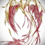 феникс эскизы тату цветны 16.09.2019 №029 - phoenix tattoo sketches colore - tatufoto.com