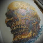 цветные тату эскизы черепа 16.09.2019 №011 - colored skull sketches - tatufoto.com