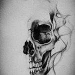 череп эскизы тату реализм 17.09.2019 №010 - skull sketches tattoo realism - tatufoto.com