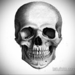 череп эскизы тату реализм 17.09.2019 №019 - skull sketches tattoo realism - tatufoto.com