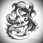 черные эскизы тату женские 14.09.2019 №021 - black female tattoo sketches - tatufoto.com