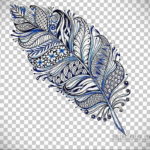 эскиз для перо совы тату 26.09.2019 №008 -sketch feather tattoo- tatufoto.com