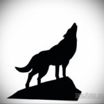 эскиз для простые тату волка 15.09.2019 №020 - sketch for simple wolf tattoo - tatufoto.com