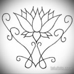 эскиз для простые тату цветы 15.09.2019 №020 - sketch for simple tattoo flow - tatufoto.com