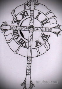 эскиз для тату женские часы 19.09.2019 №010 - sketch for tattoo women wat - tatufoto.com