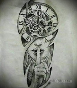 эскиз для тату женские часы 19.09.2019 №012 - sketch for tattoo women wat - tatufoto.com