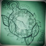 эскиз для тату карманные часы 19.09.2019 №060 - sketch for tattoo pocket w - tatufoto.com