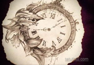 эскиз для тату карманные часы 19.09.2019 №089 - sketch for tattoo pocket w - tatufoto.com