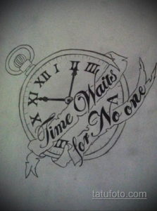 эскиз для тату мужские часы 19.09.2019 №023 - sketch for tattoo men watch - tatufoto.com