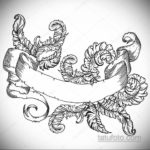 эскиз для тату надпись с пером 26.09.2019 №005 -sketch feather tattoo- tatufoto.com