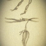 эскиз для тату перо браслет 26.09.2019 №005 -sketch feather tattoo- tatufoto.com