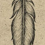 эскиз для тату перо индейца 26.09.2019 №041 -sketch feather tattoo- tatufoto.com