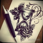 эскиз для тату песочных часов 19.09.2019 №005 - sketch for hourglass tattoo - tatufoto.com